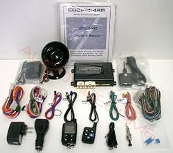 Code Alarm Elite SRT 9000 Deluxe Car/Vehicle Security and Remote Start System with 2-Way Full Color OLED Remote Control