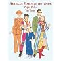 American Family of the 1970s Paper Dolls