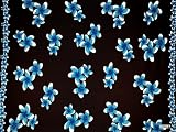 PLUMERIA SARONG TURQUOISE / BLACK