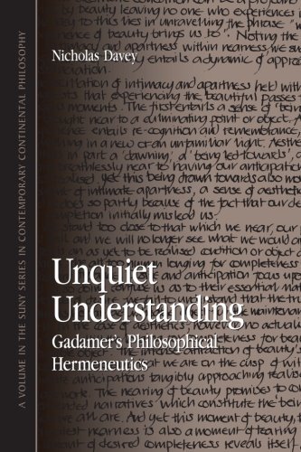 Unquiet Understanding: Gadamer's Philosophical Hermeneutics (SUNY series in Contemporary Continental Philosophy)