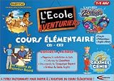 Revue Mindscape  / L'Ecole des Aventuriers CE, 4 titres : Graines de Génie Anglais CE / Papyrus 1 / Inspecteur Bayard / L'Odyssée des Zombinis
