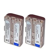 Pro Power Equivalent NP-FM50 Lithium Ion Battery TWO PACK for SONY HANDYCAM Camcorder CCD-TRV138 CCD-TRV338 DCR-TRV480 CCD-TR748 CCD-TRV460 CCD-TRV608 (NOT Compatible with HDR-SR1)