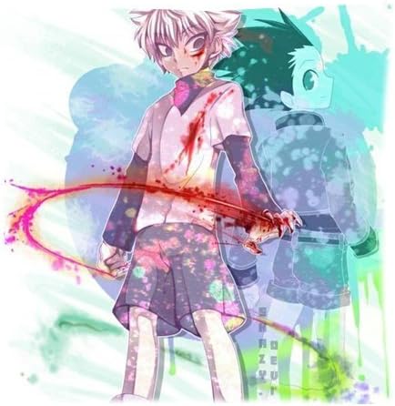 Hunter X Hunter Gon Freecss Killua Zoldyck SKCASE Pillow Cases 18 inch by Rainy man Pillow Case Cover (Two sides)