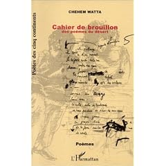 Cahier de brouillon. Des po�mes du d�sert - Djibouti