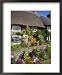 Thatched Cottage, Selsey, Sussex, England, United Kingdom Architecture Framed Art Poster Print by Charles Bowman, 18x22