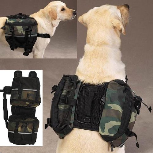 Dog Day Tripper - Travel Pack for Pets - Medium Green