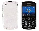 Hard Sparkles Case for BlackBerry Curve 8520 / 8530 / 9300 - Pearl White