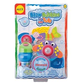 Rub a Dub Blow Bubbles in the Tub Mermaid Bath Toy by Alex Toys