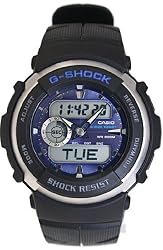 Casio G-Shock Street Rider Blue Analog/Digital Mens Watch G300-2AVDR