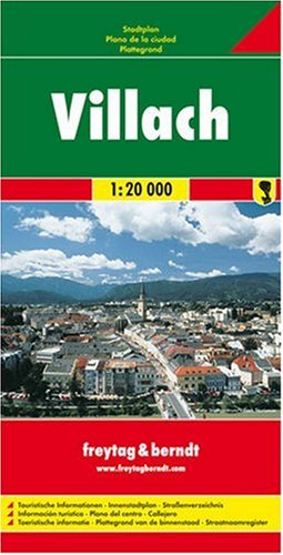 Freytag-Berndt und Artaria KG Freytag Berndt Stadtpl&auml;ne: Villach Gesamtplan - Ma&szlig;stab 1:20 000