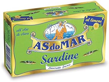 As Do Mar Sardines Al Limone in Olive Oil with Lemon 120 Gr