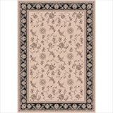 IMAGE OF Legacy Ivory / Black Oriental Runner Rug Size: 2'2