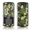 Woodland Camo Design VERTICAL CAMERA Original Pearl 8110/ Pearl 8100 Cell Phone Protective Skin Decal Sticker