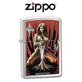 Kit Rae Fantasy Art "Aluen" Zippo Lighter - Brushed Chrome 24283