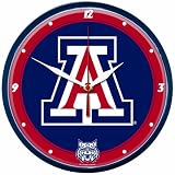 NCAA Arizona Wildcats Round Clock