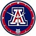 NCAA Arizona Wildcats Round Clock