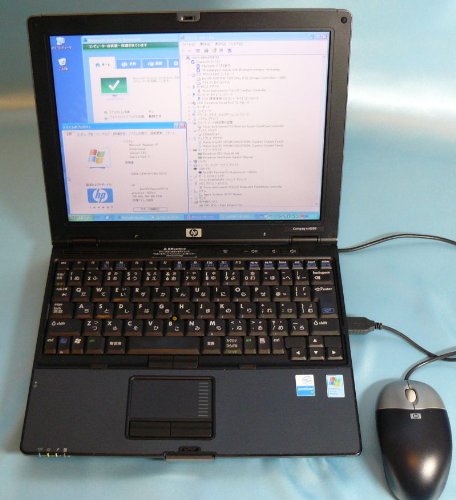 中古ノートパソコン HP nc4200 (P-M 1.6G/512M/40G/無線LAN/BlueTooth/XP Pro/光学マウス付)