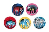 コースター 『動物たち』 ティンガティンガアート 5枚セット No.28