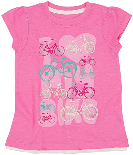 Hatley Little Girls' Graphic Tee (Toddler/Kid) - Lots Of Bikes