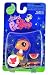 Hasbro Year 2007 Littlest Pet Shop Single Pack "Sportiest" Series Bobble Head Pet Figure Set #882 - PARROT with Eye-Patch and Watermelon (#92624)_s-1