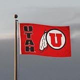 Utah Utes Double-Sided 3x5 Flag