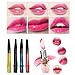 Voberry® Cosmetics Long Lasting Lipstick Translucent Moisturize Jelly Lipstick Lip Gloss Lip Balm with Free Lip Brush