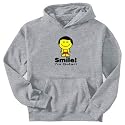 SWEATSHIRT HEATHER GRAY " SMILE ! I'M QATARI " QATAR X-Small