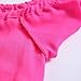 Sunward(TM)Women Fashion Irregular Strapless Chiffon Tops (XLarge, Hot Pink)