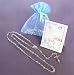 Baptism Remembrance - Silver Tone Boy Rosary in Blue Gift Package with Gift Card