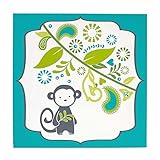 Safari Monkey Wall Decor by Crown Crafts [並行輸入品]