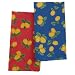 Blue and Red Lemon Kitchen Dish Towel - Set of 4