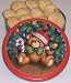 Gourmet Food : Scott's Cakes 1 lb. Almond Macaroon Cookies in a Teddy Bear Tin