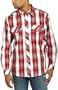 Akademiks Men's Student Shirt,Claret,XXX-Large