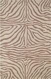 Ravella Zebra Rug Brown 42"W x 66"D (Brown) (0.125"H x 42"W x 66"D)
