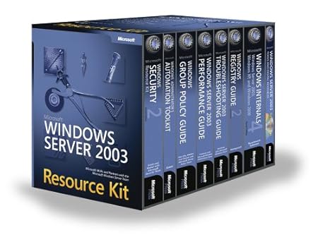 Microsoft Windows Server 2003 - Resource Kit - Documentation Kit (J87381) Category: Education and Training