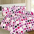 Solar Circles Duvet Cover Set, Plum, Super King
