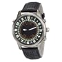 Momentum Men's 1M-SP04B2B Chronologic F3 Titanium Ana-Digi Black Perforated Leather Watch