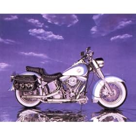 Harley Davidson Classic Motorcycle Art Print POSTER - 20