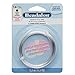 Beadalon German Style Wire, Round, Silver Plated, 14 Gauge, 1.3 Meters