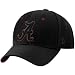 Zephyr Alabama Crimson Tide Black Fadeout II Fitted Hat