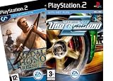 top hits pack includes need for speed underground 2 and medal of honour rising sun (playstation 2 game)
