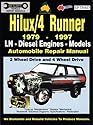 Toyota Hilux/4 Runner Diesel 1979-1997 Auto Repair Manual-LN, Diesel Eng 2 & 4 Wheel Drive (Max Ellery's Vehicle Repair Manuals)