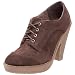 Sam Edelman Women's Willie Suede Lace-Up Oxford On Chunky Heel