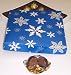 Scott's Cakes 1 Pound Dark Chocolate Covered Caramels in a Snowflake Box