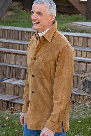 Buy Men’s Washable Suede Shirt/Jacket