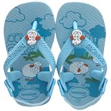 Havaianas Pets Flip Flop (Toddler),Light Blue,17-18 BR (4-4.5 M US Toddler)