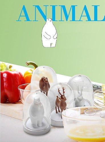 Modern Salt / Pepper / Spice / Sugar Shaker, Shakers, Dredge, Dredges, Set of 4 (Animal Parade)
