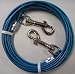 20' Small to Medium Dog Tie Out Cable Leash 20 Ft