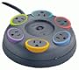 Kensington 62634 SmartSockets 6-Outlet 16 Foot Cord Table Top Circular Color Coded Power Strip and Surge Protector