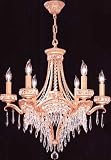 LAMPS BEAUTIFUL Dynasty Six Light Crystal Chandelier by James R. Moder